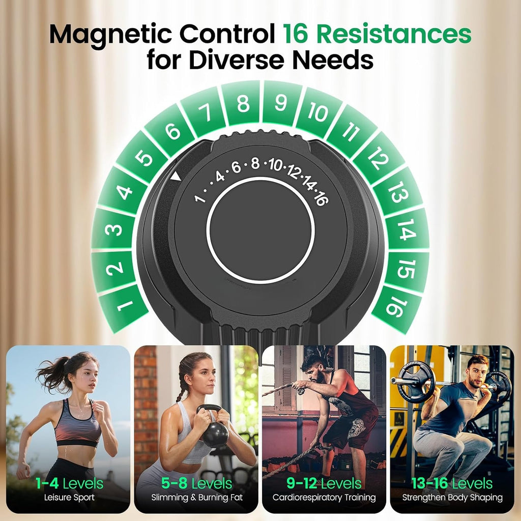 Foldable Magnetic Home Elliptical Trainer