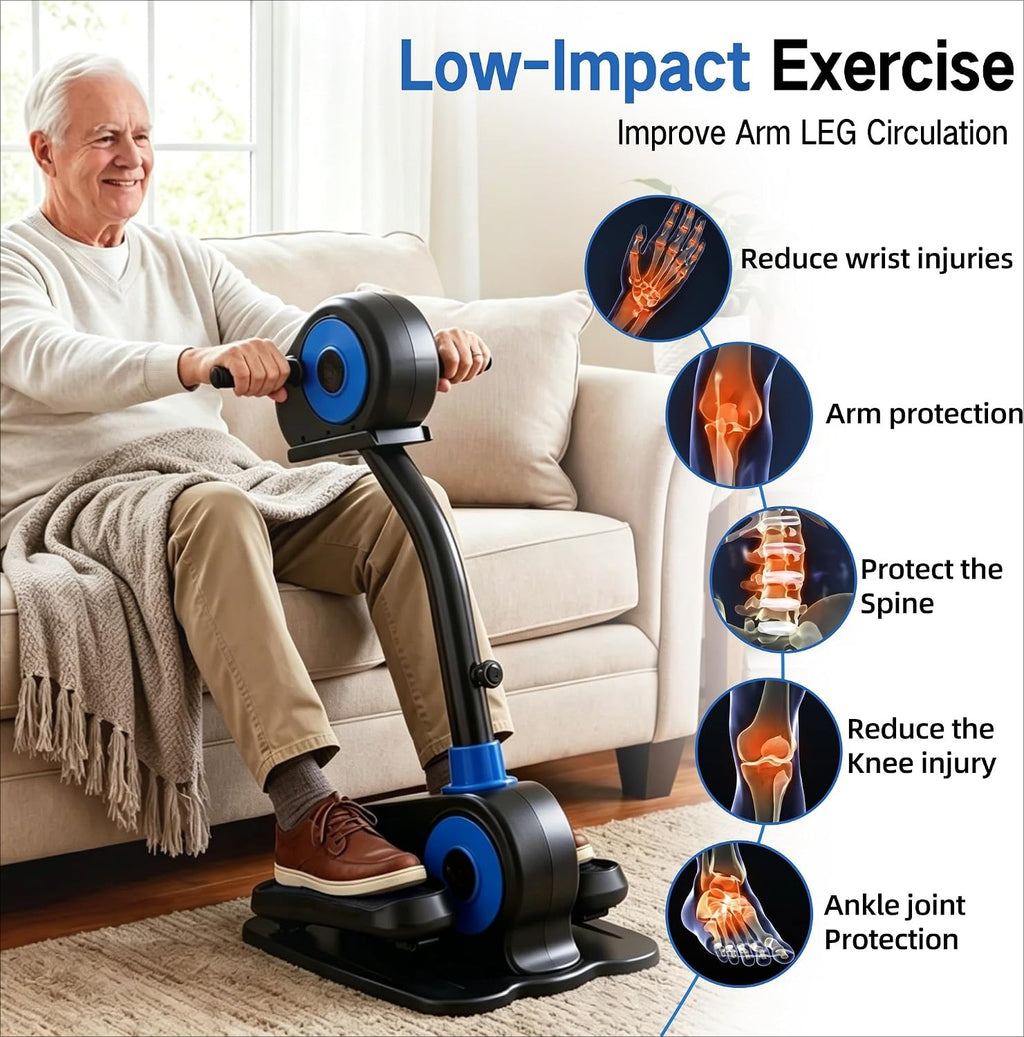Motorized Seated Elliptical Exerciser for Seniors