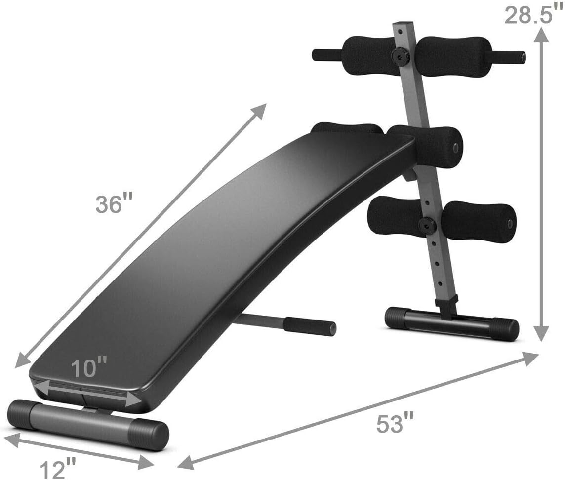 Adjustable Decline Sit Up Ab Bench