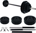 40lb Adjustable Home Gym Barbell Set