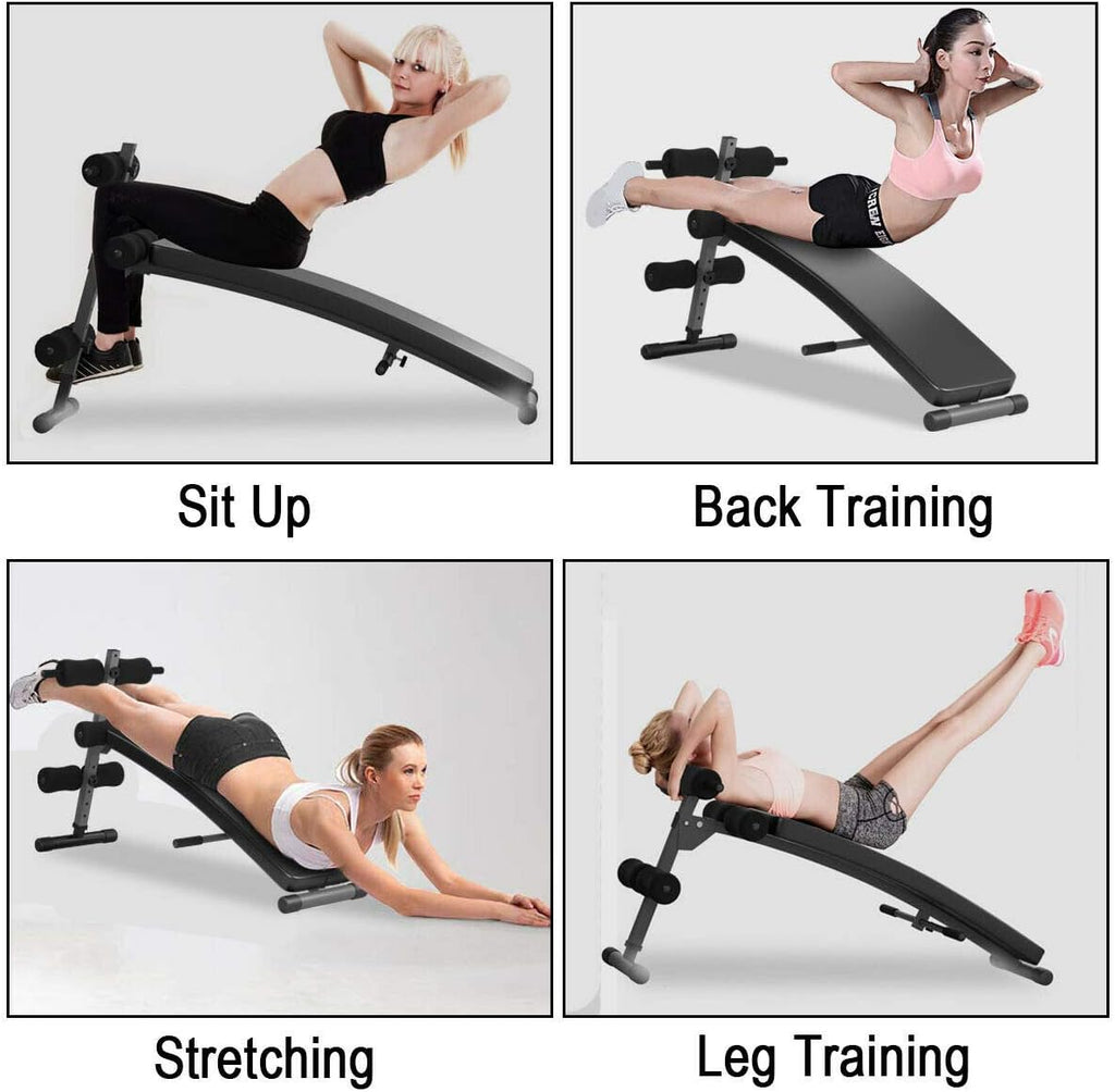 Adjustable Decline Sit Up Ab Bench