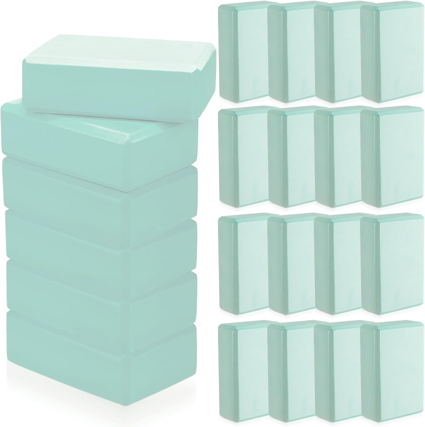 20 Pack High Density EVA Yoga Blocks