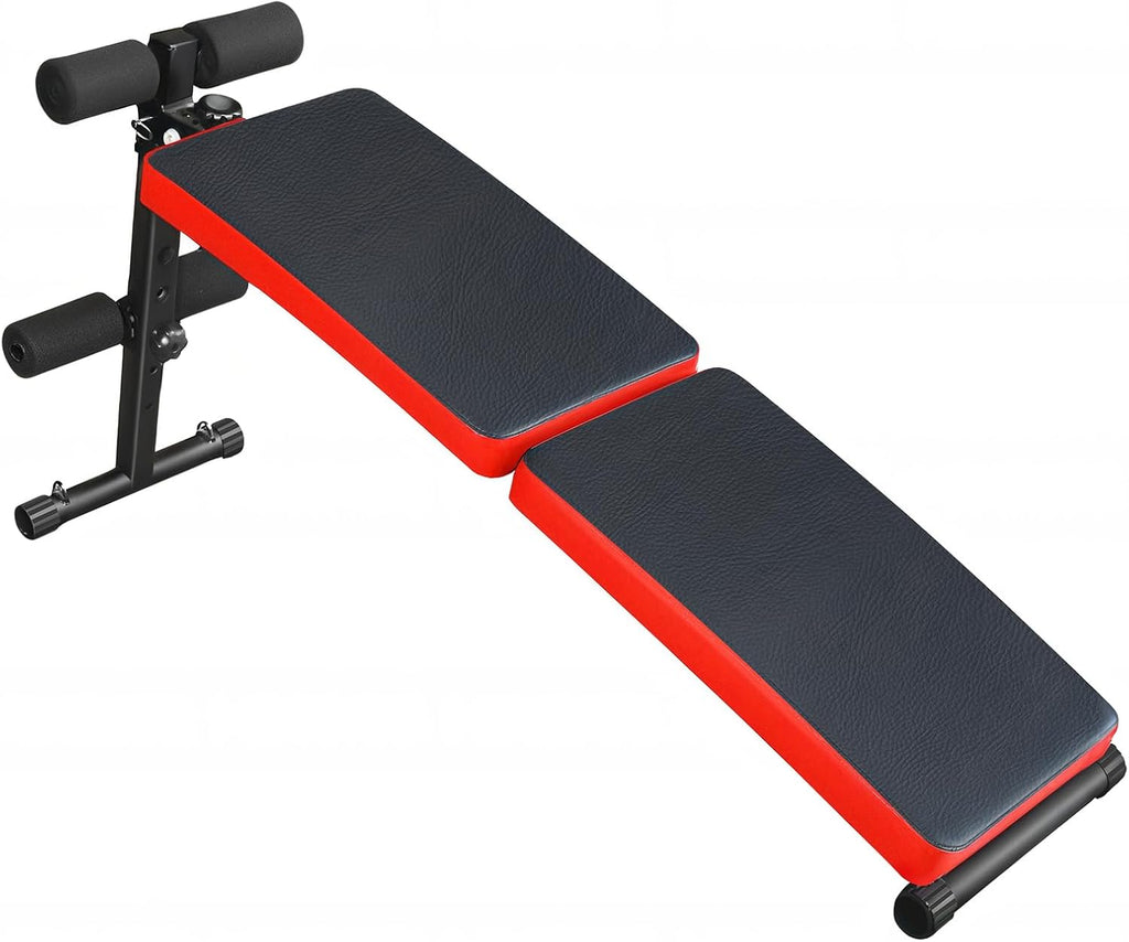 Foldable Adjustable Curved Sit Up Workout Bench