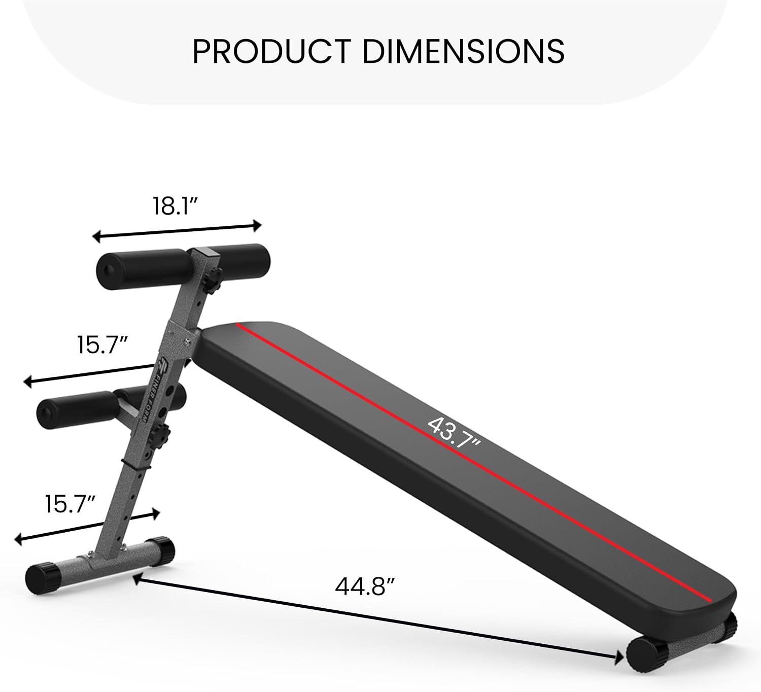 Heavy Duty Adjustable Decline Sit Up Weight Bench