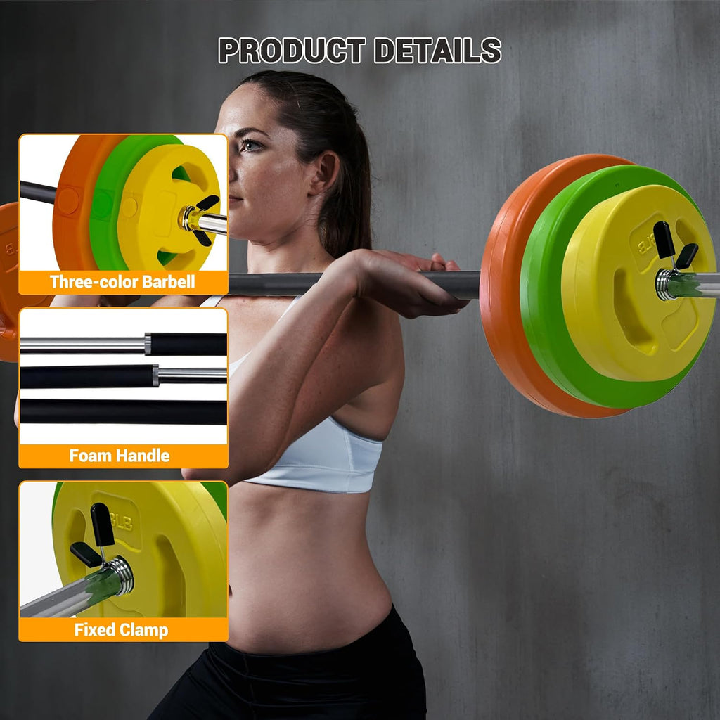 Adjustable Barbell Dumbbell Weight Set