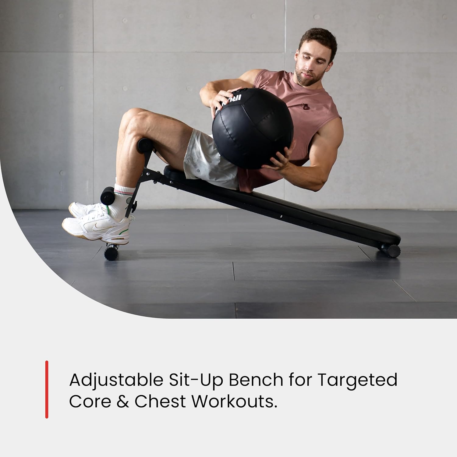 Heavy Duty Adjustable Decline Sit Up Weight Bench
