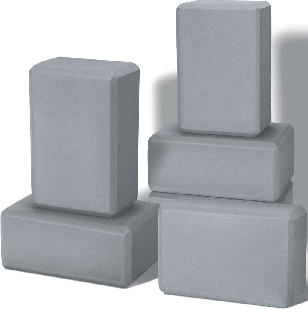 6 Pack Non Slip EVA Foam Yoga Blocks