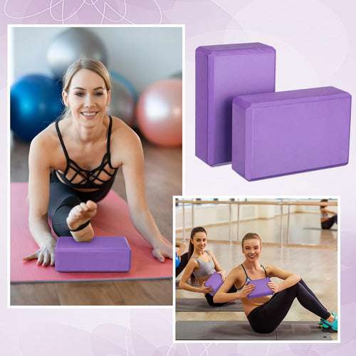 20 Pack Purple High Density EVA Yoga Blocks