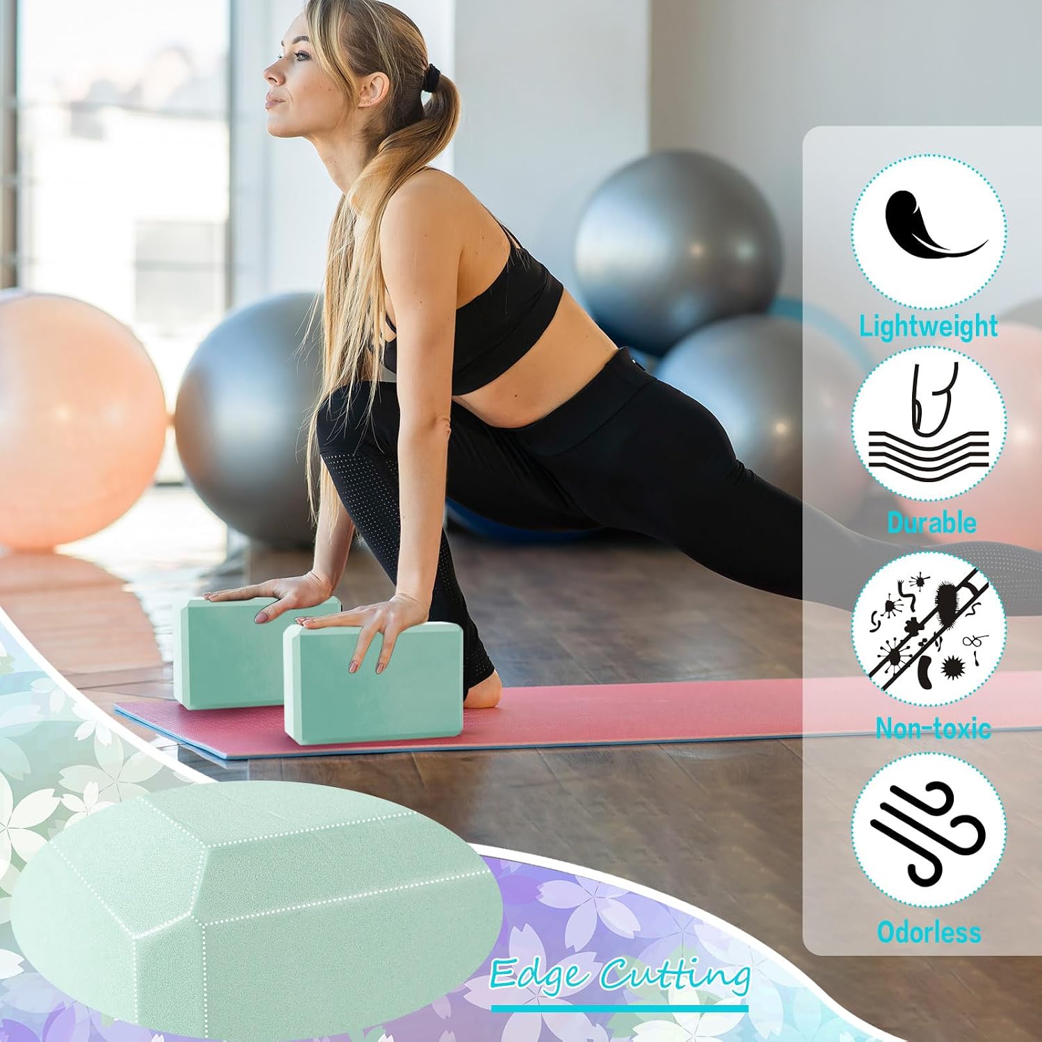 20 Pack High Density EVA Yoga Blocks