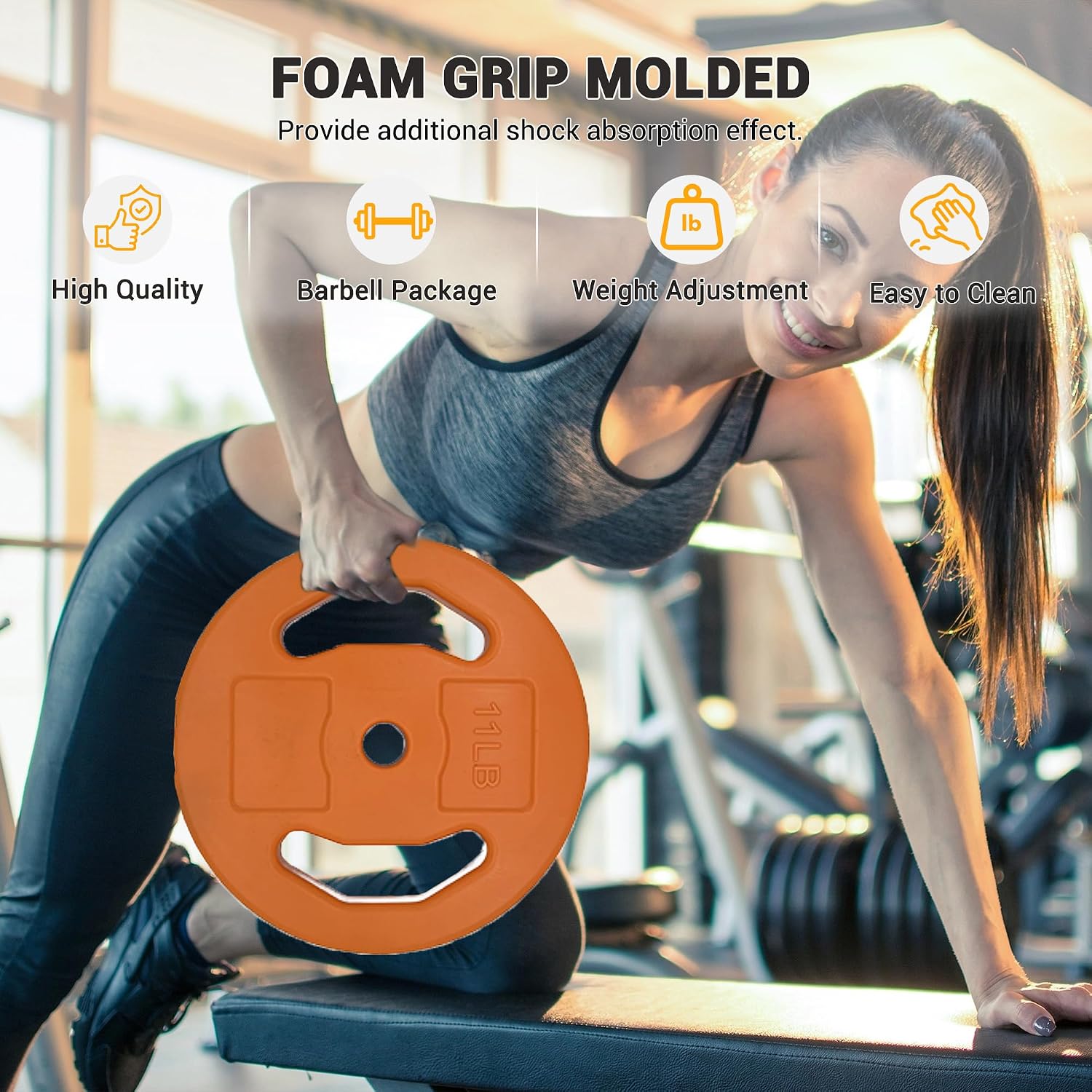 Adjustable Barbell Dumbbell Weight Set