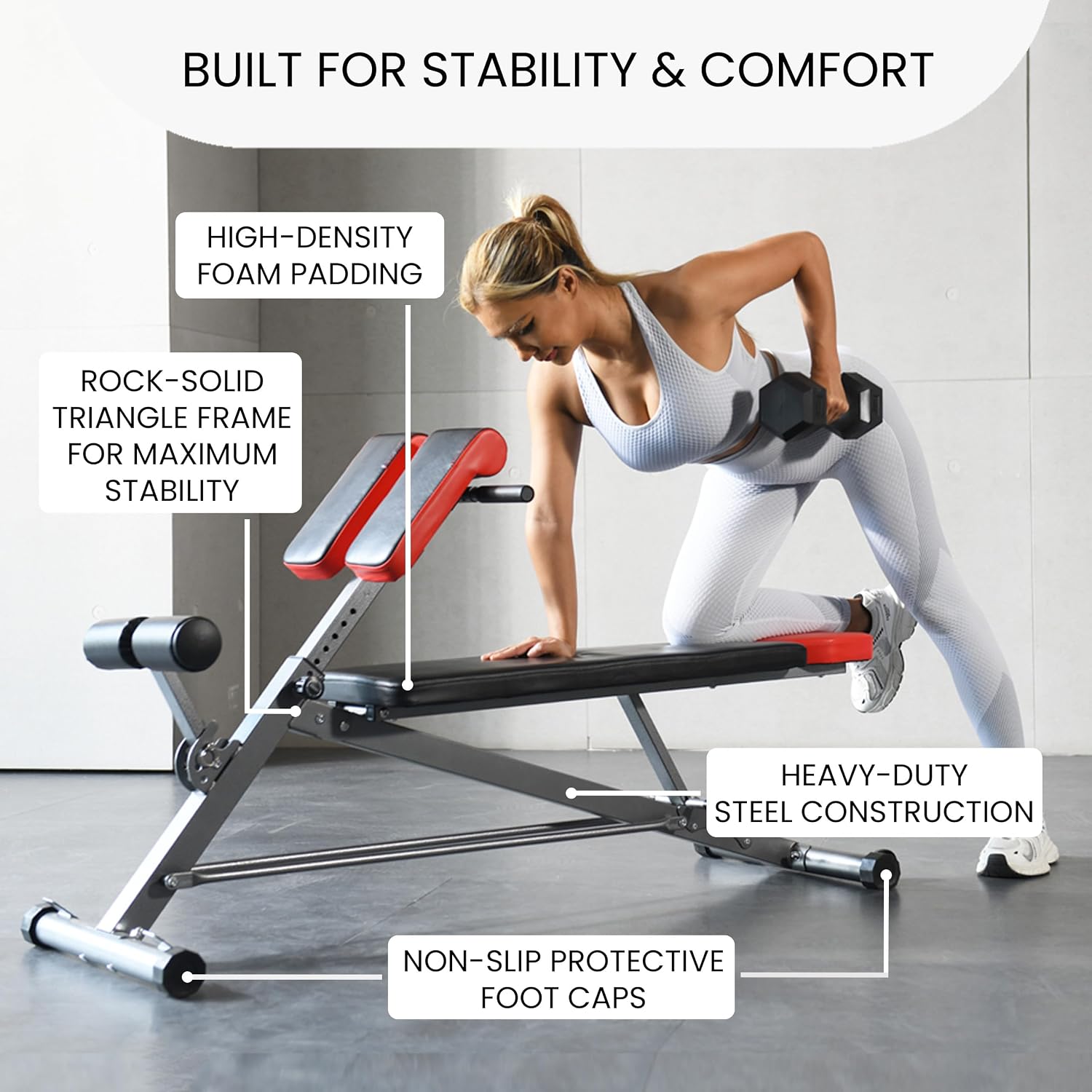 All-in-One Multi-Functional Adjustable Weight Bench