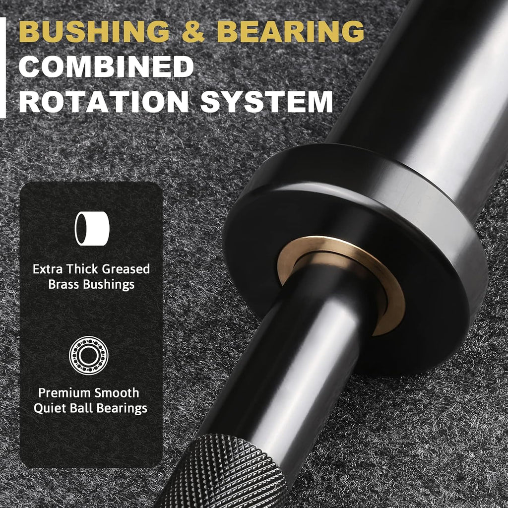 Olympic Barbell Set with Weight Plates