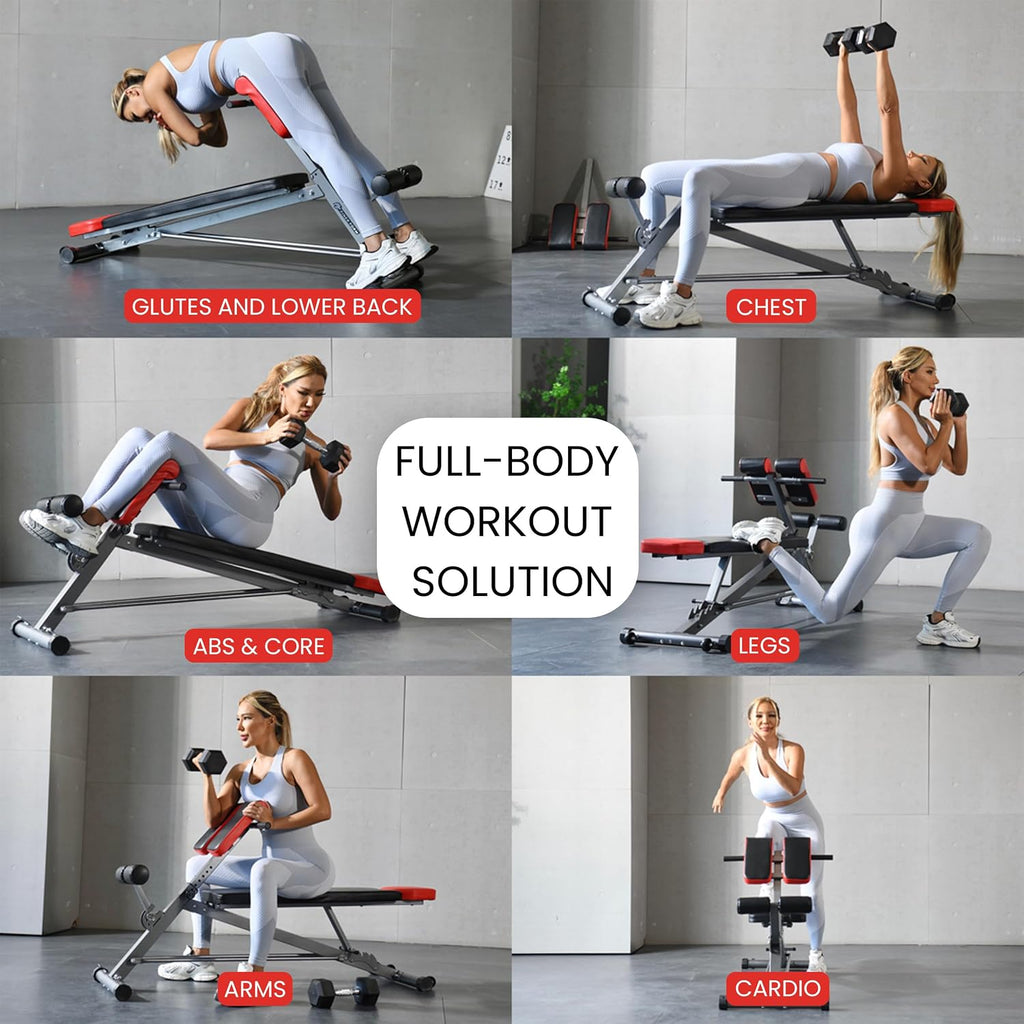 All-in-One Multi-Functional Adjustable Weight Bench