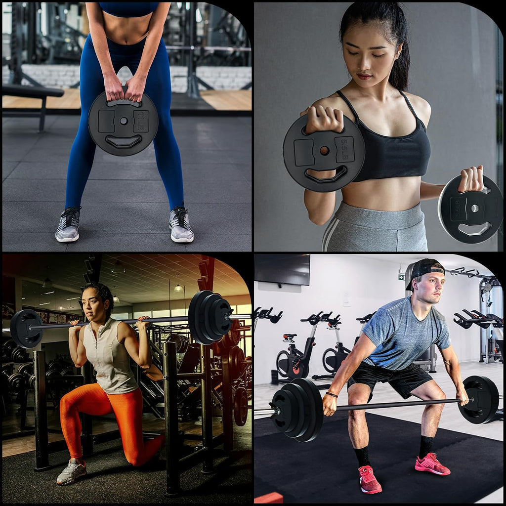 20kg Multi-Color Adjustable Barbell Weight Set