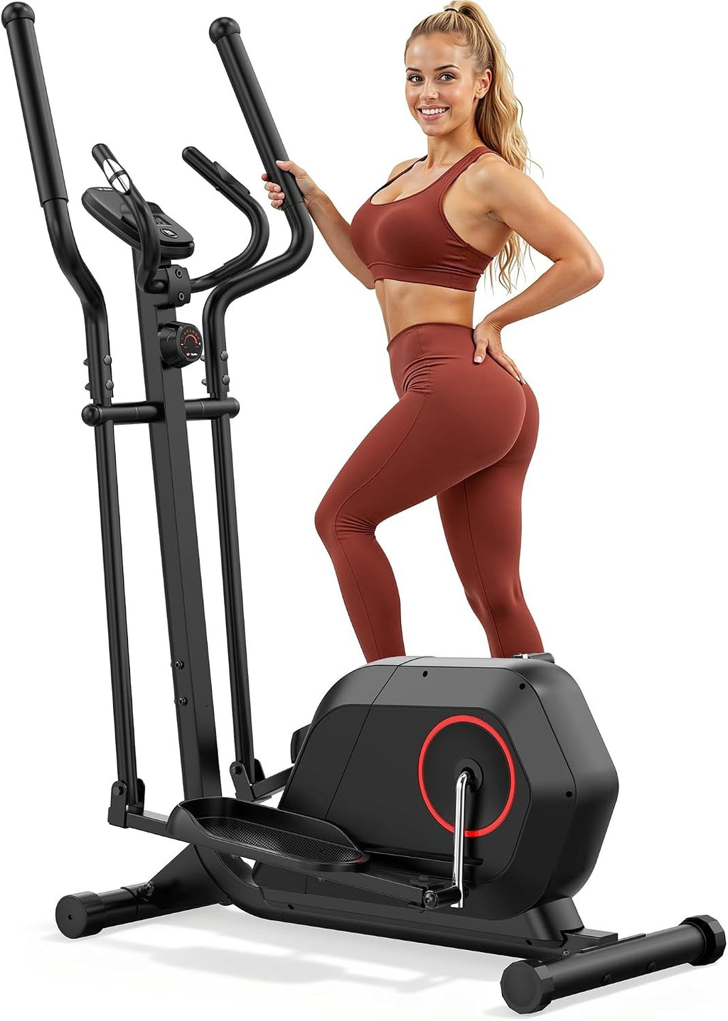 Ultra Quiet Magnetic Home Elliptical Trainer