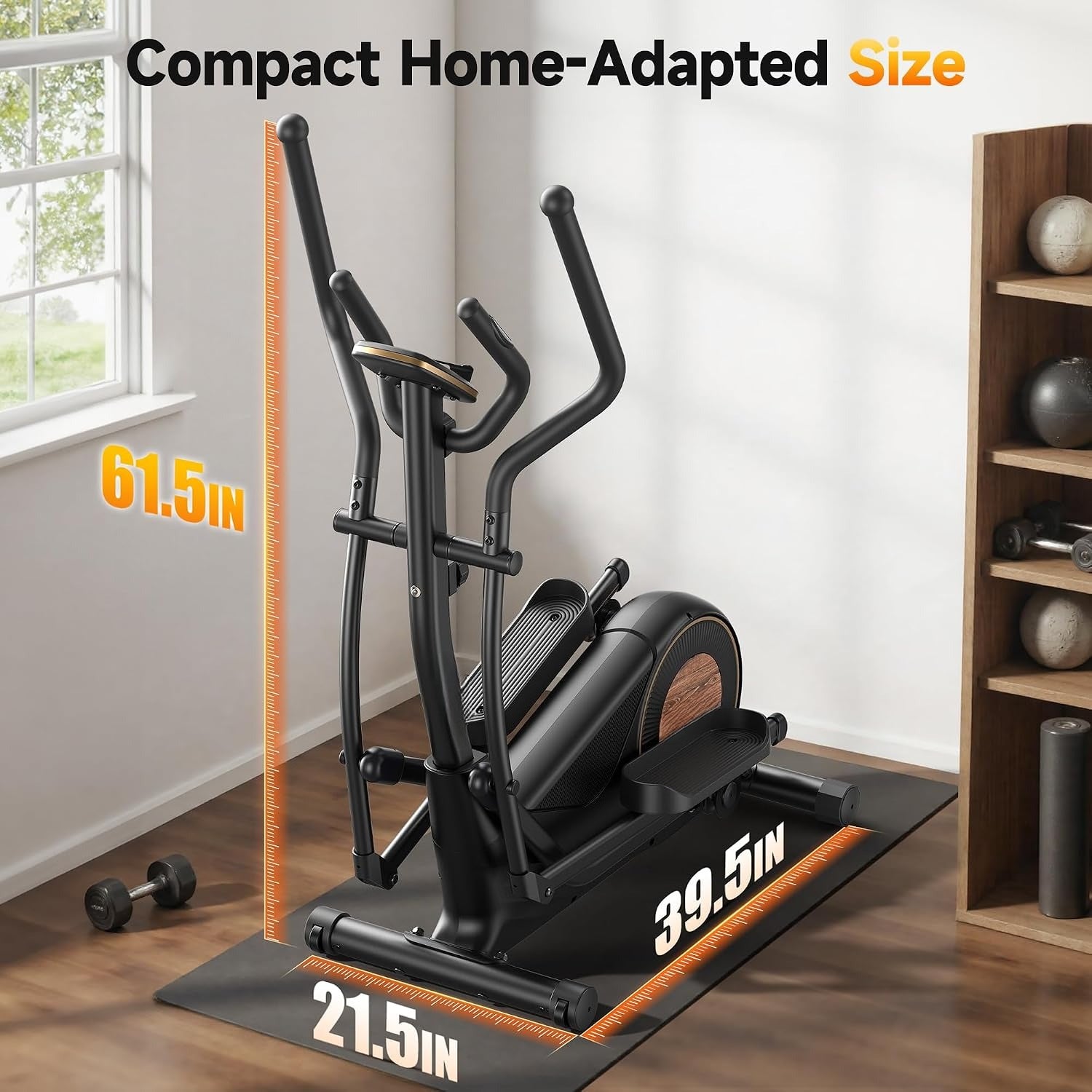 Magnetic Kinomap Elliptical Trainer