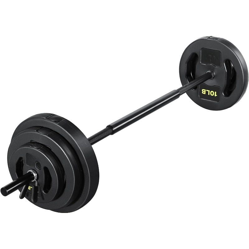 45lb Adjustable Home Gym Barbell Set