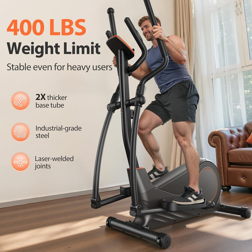 Magnetic Kinomap Compatible Home Elliptical Trainer