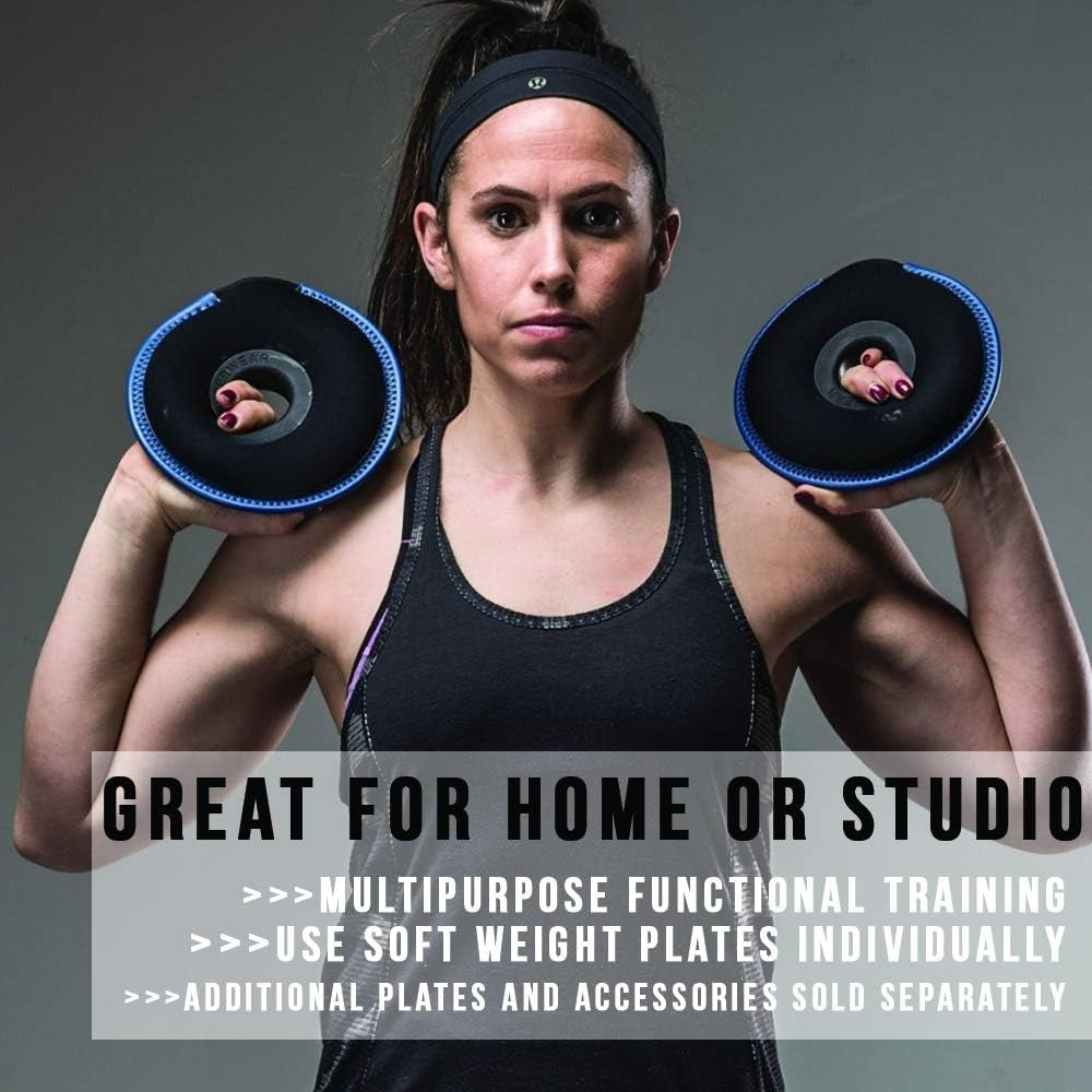 Adjustable Soft Plate Barbell Weight Set
