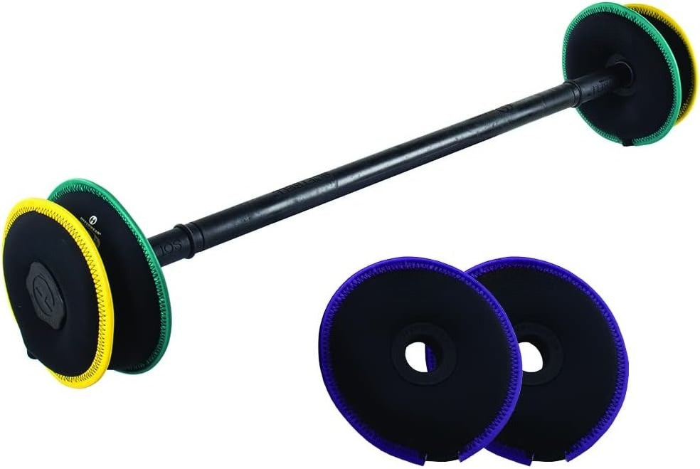 Adjustable Soft Plate Barbell Weight Set